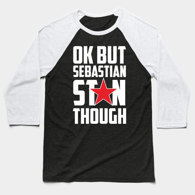 sebastian stan Baseball T-Shirt by ilvms